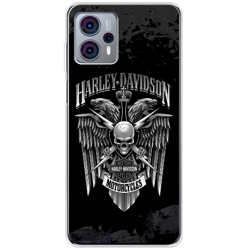 Чехол BoxFace Motorola G23 Harley Davidson skull and eagles