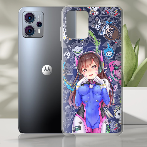 Чехол BoxFace Motorola G23 Overwatch D.VA