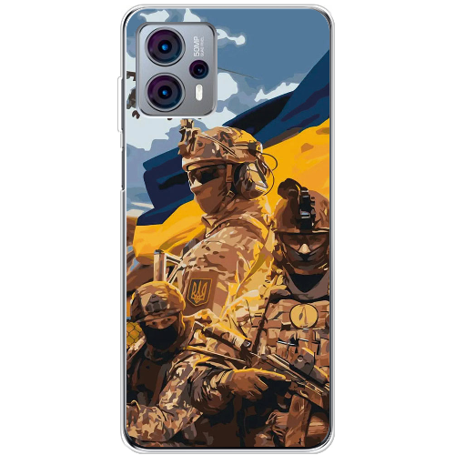 Чехол BoxFace Motorola G23 Воїни ЗСУ