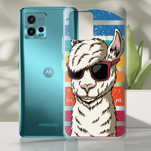 Чехол BoxFace Motorola G72 Стильна Лама