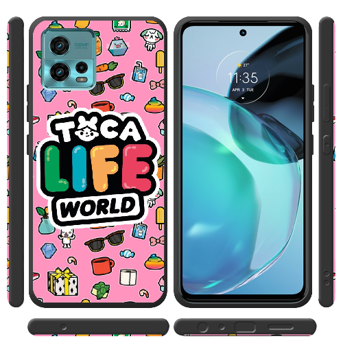 Чехол BoxFace Motorola G72 Toca Boca Life World