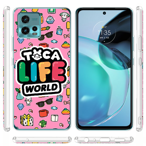 Чехол BoxFace Motorola G72 Toca Boca Life World