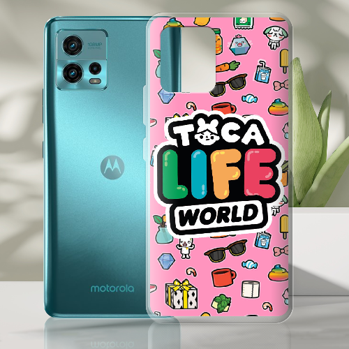 Чехол BoxFace Motorola G72 Toca Boca Life World