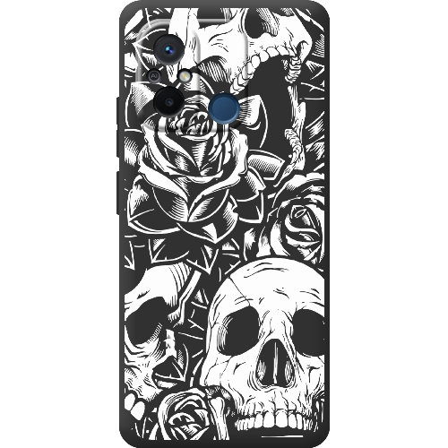 Чехол BoxFace Xiaomi Redmi 12C Skull and Roses