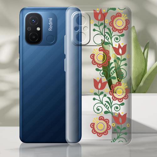 Чехол BoxFace Xiaomi Redmi 12C Ethno Flower