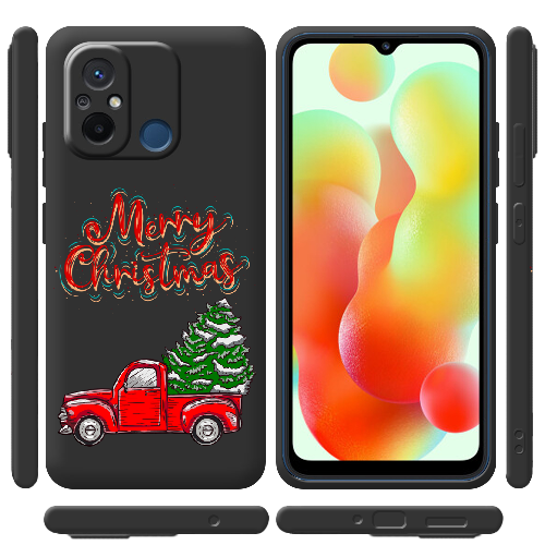 Чехол BoxFace Xiaomi Redmi 12C Holiday Car Merry Christmas