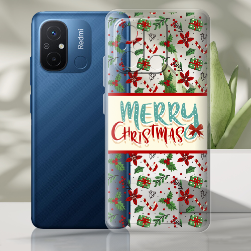 Чехол BoxFace Xiaomi Redmi 12C Vintage Christmas Congratulation