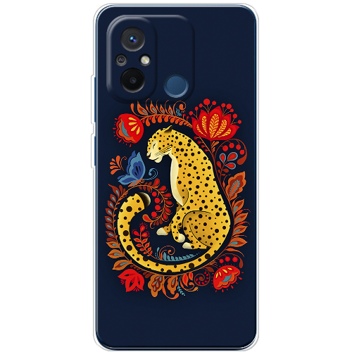 Чехол BoxFace Xiaomi Redmi 12C Petrykivka Leopard