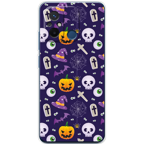 Чехол BoxFace Xiaomi Redmi 12C Halloween Purple Mood