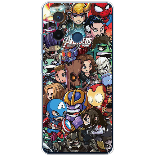 Чехол BoxFace Xiaomi Redmi 12C Avengers Infinity War