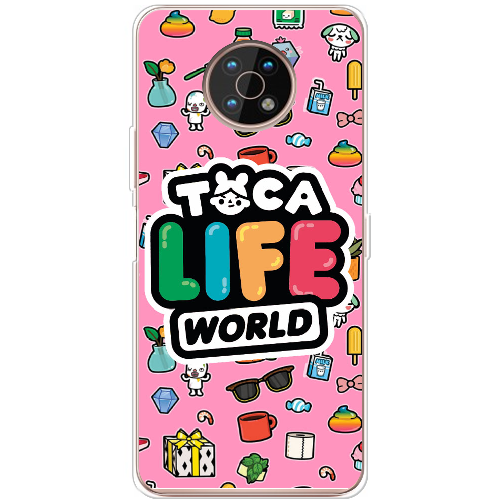 Чехол BoxFace Nokia G50 Toca Boca Life World