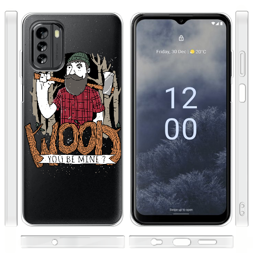 Чехол BoxFace Nokia G60 Wood you be mine