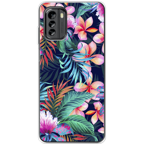 Чехол BoxFace Nokia G60 flowers in the tropics