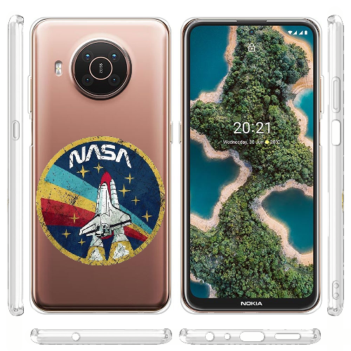 Чехол BoxFace Nokia X10 Space Shuttle NASA