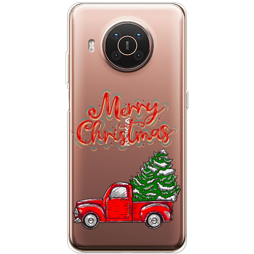 Чехол BoxFace Nokia X10 Holiday Car Merry Christmas