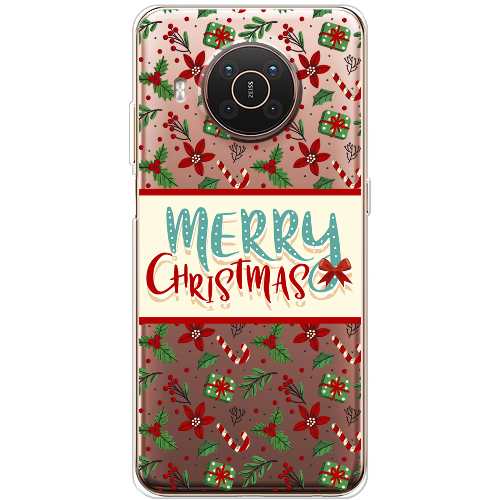 Чехол BoxFace Nokia X10 Vintage Christmas Congratulation