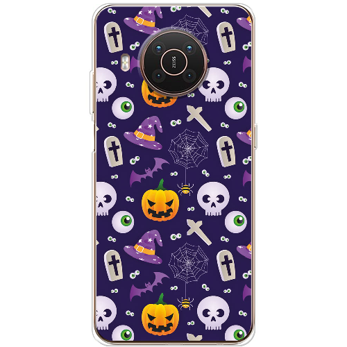 Чехол BoxFace Nokia X10 Halloween Purple Mood