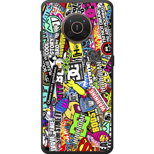 Чехол BoxFace Nokia X10 Multicolored Inscriptions