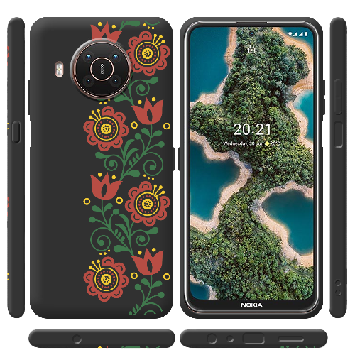 Чехол BoxFace Nokia X20 Ethno Flower