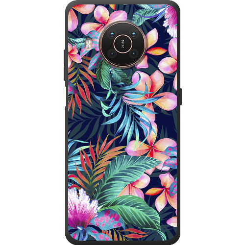 Чехол BoxFace Nokia X20 flowers in the tropics