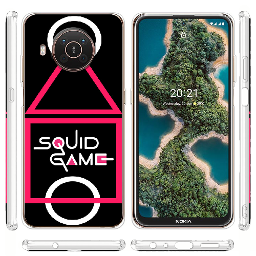 Чехол BoxFace Nokia X20 siquid game поле для игры в кальмара