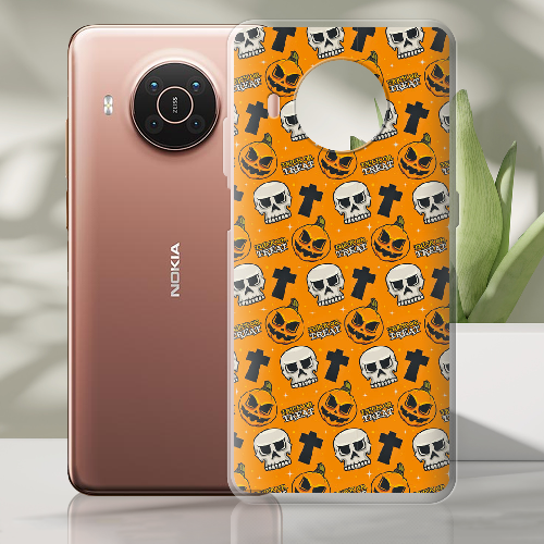 Чехол BoxFace Nokia X20 Хэллоуин Кошелек или жизнь