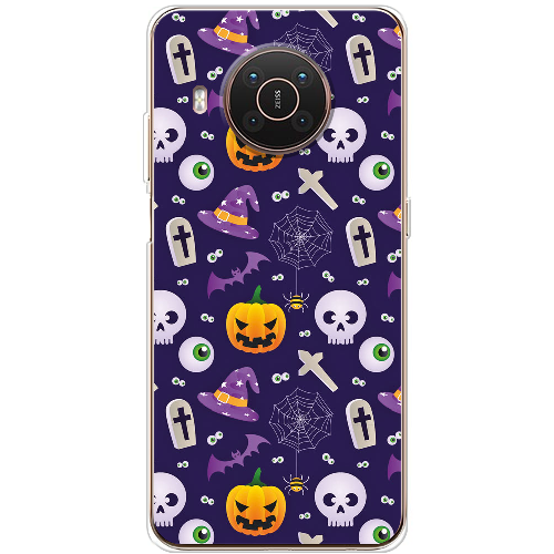 Чехол BoxFace Nokia X20 Halloween Purple Mood