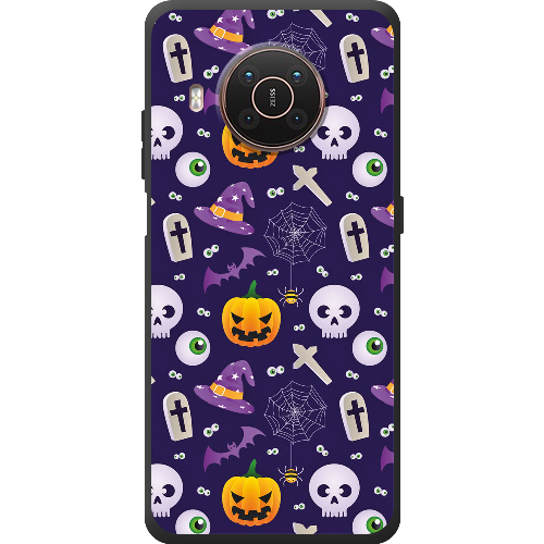 Чехол BoxFace Nokia X20 Halloween Purple Mood