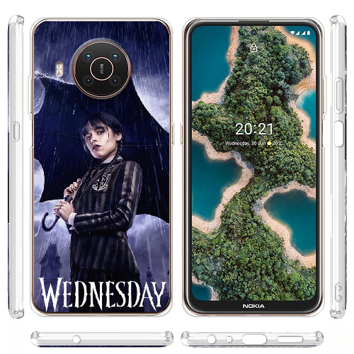 Чехол BoxFace Nokia X20 Wednesday Addams