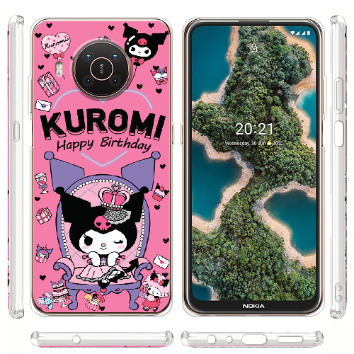 Чехол BoxFace Nokia X20 День народження Kuromi