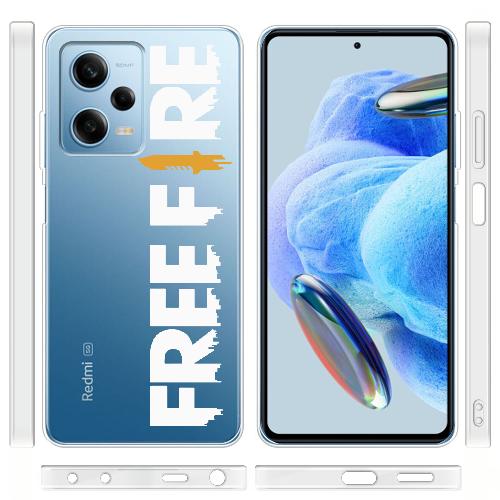 Чехол BoxFace Xiaomi Redmi Note 12 Pro Plus 5G Белый Free Fire