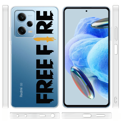 Чехол BoxFace Xiaomi Redmi Note 12 Pro Plus 5G Черный Free Fire