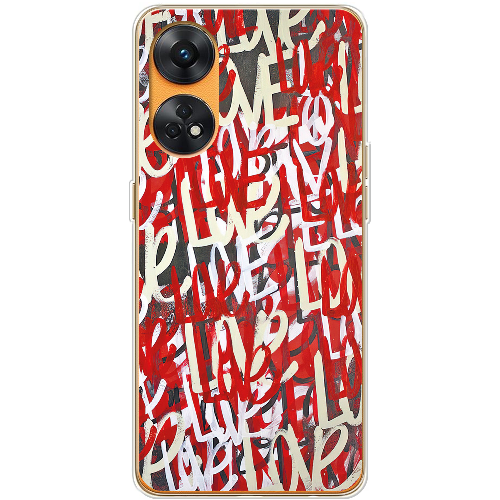 Чехол BoxFace OPPO Reno 8T 4G Love Graffiti