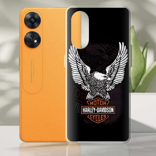 Чехол BoxFace OPPO Reno 8T 4G Harley Davidson and eagle