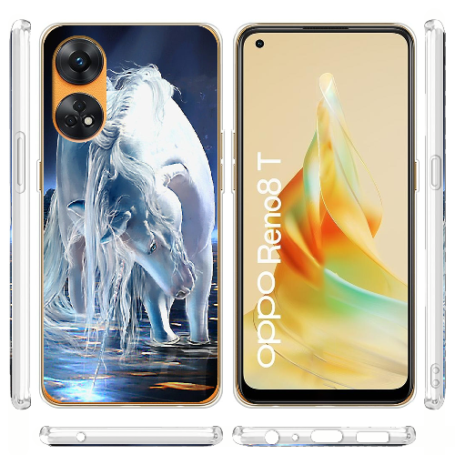 Чехол BoxFace OPPO Reno 8T 4G White Horse