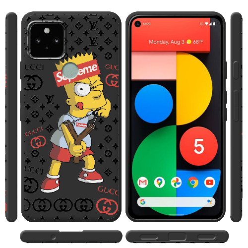 Чехол BoxFace Google Pixel 5A Yellow Fun