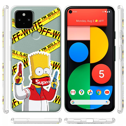 Чехол BoxFace Google Pixel 5A White Bart