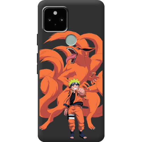 Чехол BoxFace Google Pixel 5A Naruto and Kurama