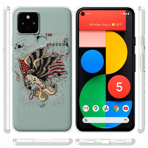 Чехол BoxFace Google Pixel 5A Wings of War