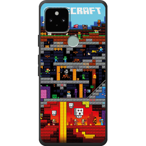 Чехол BoxFace Google Pixel 5A Minecraft Lode Runner