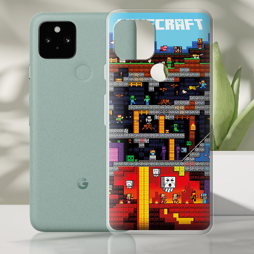 Чехол BoxFace Google Pixel 5A Minecraft Lode Runner