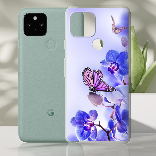 Чехол BoxFace Google Pixel 5A Orchids and Butterflies