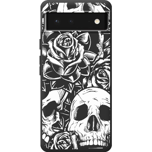 Чехол BoxFace Google Pixel 6 Skull and Roses