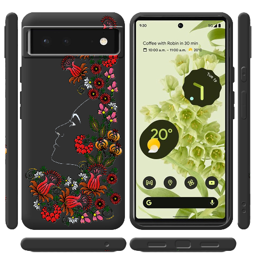Чехол BoxFace Google Pixel 6 3D Ukrainian Muse