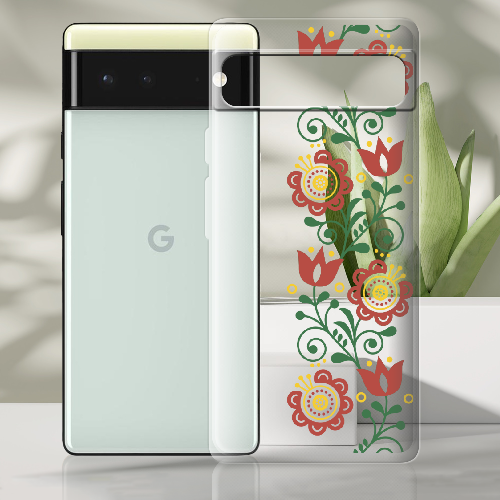 Чехол BoxFace Google Pixel 6 Ethno Flower