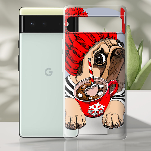 Чехол BoxFace Google Pixel 6 Winter Puggy