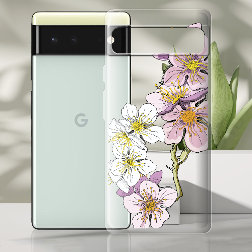 Чехол BoxFace Google Pixel 6 Cherry Blossom