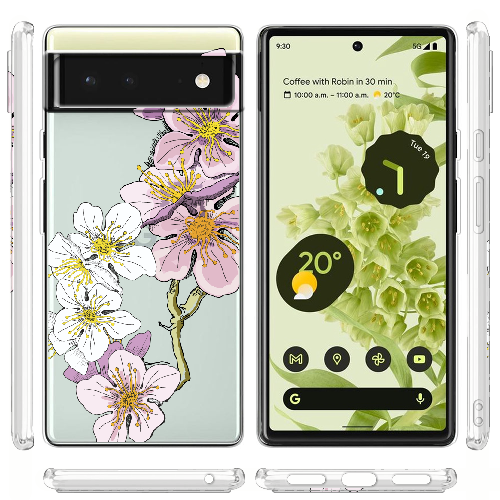 Чехол BoxFace Google Pixel 6 Cherry Blossom