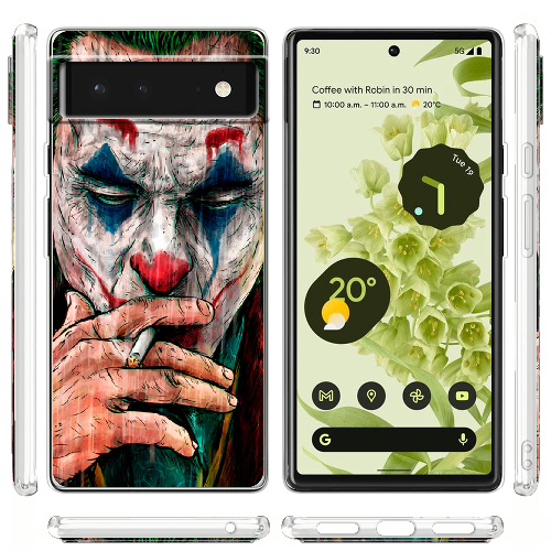 Чехол BoxFace Google Pixel 6 Joker Smoking