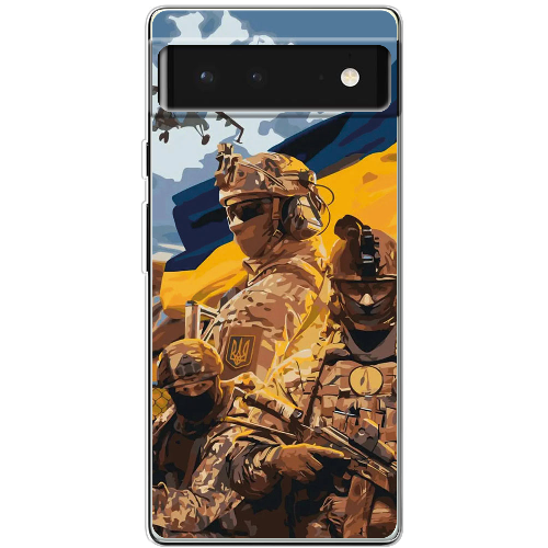 Чехол BoxFace Google Pixel 6 Воїни ЗСУ